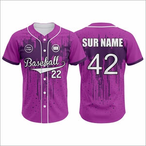 High Demand Custom Baseball Uniform Set Lightweight Breathable Four-Way Stretch Eco-Friendly Sublimation Jersey Team Wear OEM - Product Image 6