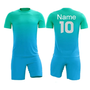 High Quality <b>Cheap</b> Soccer Uniform 100% Polyester Custom Logo Eco-Friendly Waterproof Breathable Unisex Soccer Uniform <b>Set</b> - Product Image 1