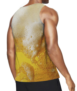 Débardeur de sublimation pour homme à prix abordable, respirant, personnalisable (logo/couleur), confortable pour un usage décontracté, avec le meilleur style - Product Image 3