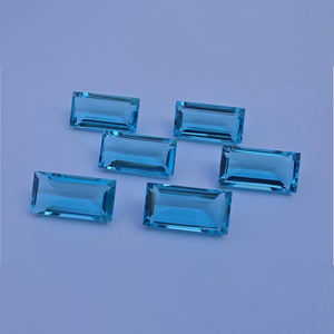 Cuarzo Azul Natural, Corte Facetado, Gema Calibrada |   Piedras Sueltas para la Fabricación de Joyería al por Mayor, Todos los Tamaños Disponibles para Venta al por Mayor - Product Image 4