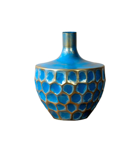 แจกันเหล็กหรูหราพร้อมงานฝีมือประณีตและเสน่ห์สไตล์ตกแต่งบ้านร่วมสมัย - Product Image 6