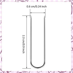 Set di 200 Perni a U in Acciaio Inossidabile per Quilting, Cucito, Lavori di Artigianato, Bloccaggio, Fai-da-Te, Creazione di Gioielli e Artigianato - Product Image 2