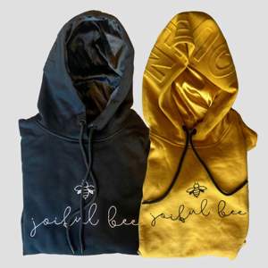 Sweat-shirt à capuche noir, coupe classique, décontracté, tricoté, unisexe, pour l'automne, avec imprimé sur le devant - Product Image 3