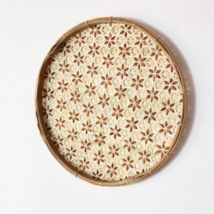 Custom bamboo serving <b>trays</b> with many design hand-woven fruit bread <b>tray</b> boho chic wall hanging - Product Image 4
