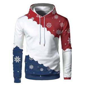 Sweat à capuche pour homme en coton molletonné épais tricoté sur mesure ELIXE SPORTS OEM, imprimé en relief, doublure satinée, style streetwear hip-hop - Product Image 3