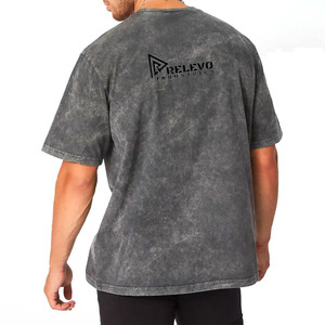 เสื้อยืดโอเวอร์ไซส์ลายกราฟิกแบบสั่งทำพิเศษ ซักย้อมสีแบบแอซิดวอช สำหรับผู้ชายไซส์พลัส สไตล์ลำลอง ผ้าฝ้าย 100% ระบายอากาศได้ดี แห้งเร็ว น้ำหนัก 300 กรัม - Product Image 2