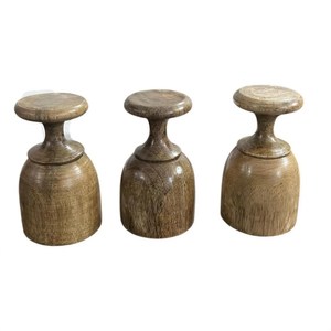 AZ ENTERPRISES Juego de Vasos de Cóctel de Madera Ecológicos Hechos a Mano, Diseño Moderno, Capacidad de 250 ml, para Fiestas de Cócteles (6-10 Unidades) - Product Image 3