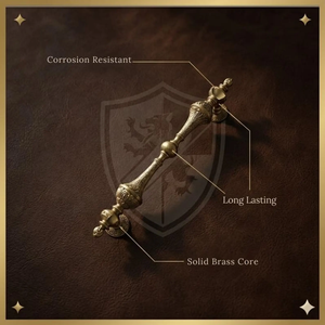 Florentino Majesty Solid Brass <b>Door</b> <b>Pull</b> <b>Handle</b> 26 Inch Heavy Duty Gold Finish Main Entry <b>Door</b> Bulk Wholesale Export - Product Image 3