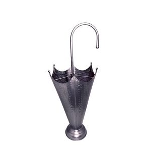 Porte-parapluie moderne vintage en laiton, design unique en forme de parapluie, support autoportant en métal doré pour entrée, personnalisable - Product Image 6