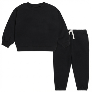 Conjunto de Ropa de 3 Piezas para Niños de 1 a 3 Años, Sudadera Informal, Pantalones Deportivos de Mezclilla, Traje para Primavera y Otoño, Logotipo Frontal, Venta al Por Mayor - Product Image 1
