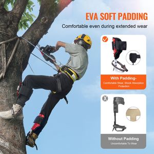 1 Paio di Ramponi in Alluminio per Arrampicata su Alberi, Capacità di Carico 350 libbre, Accessori per Attrezzatura da Arrampicata - Product Image 3
