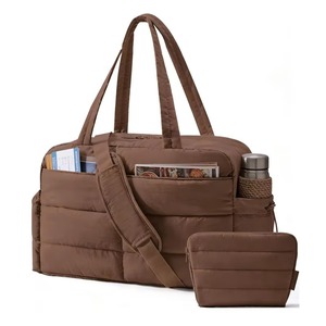 Sac de voyage et de sport matelassé en nylon imperméable 31L, unisexe, avec compartiment pour ordinateur portable, doublure en polyester et dossier ergonomique - Product Image 5
