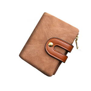Luxury Leather <b>Wallet</b> Women Genuine Leather <b>RFID</b> <b>Blocking</b> Credit Card Holder Triple Fold Zipper Coin Purse Large Capacity - Product Image 2
