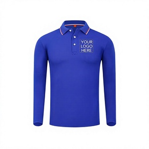 Men's Red Long Sleeve for Shirt Polyester/Cotton Knitted Breathable Front Custom Logo Print Smart Casual - Product Image 1