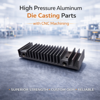 Pièces de fonderie sous pression en aluminium haute pression avec usinage CNC, OEM personnalisé pour applications industrielles