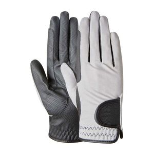 Gants d'équitation pour hommes et femmes, en cuir véritable, respirants, antidérapants, pour l'équitation en plein air - Product Image 1