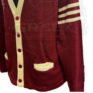 Custom Alpha Psi fraternity KAP <b>cardigan</b> V-neck women's sweater acrylic knitted Embroidery Greek Logo university <b>cardigan</b> casual - Product Image 4