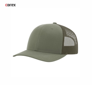 Custom Olive Green Richardson Trucker <b>Hat</b> 6-Panel Adjustable Unisex Casual Outdoor Beach Breathable Waterproof Embroidery Spring - Product Image 1