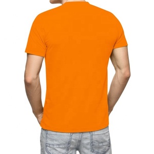 Nouveaux T-shirts décontractés pour hommes, style personnalisé, col rond, manches courtes, tricotés, 100% coton, séchage rapide, respirants, coupe classique - Product Image 3