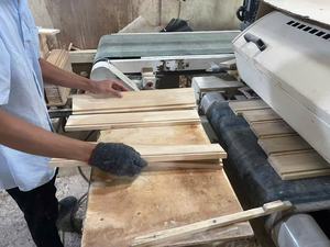 Paneles de Madera de Caucho Sostenible con Juntas Dentadas, Tableros Sólidos para Cajones de Gabinetes, Almacenamiento de Oficina y Muebles de Comedor, Acabado Natural - Product Image 5