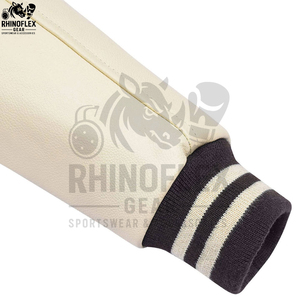 Hot Selling Custom Cool Style Fleece Winter Leather Versity Jackets Baseball Bomber Leather Versity Jackets For Men - Product Image 5