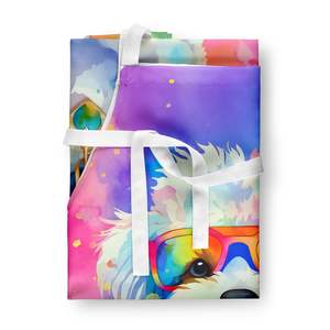 ผ้ากันเปื้อน Bichon frise hippie dawg หลากสีขนาดใหญ่สำหรับทั้งชายและหญิงใช้ได้ทั้งชายและหญิง - Product Image 3