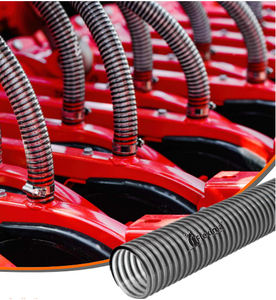 Factory Supplies Flexible Pu Steel Wire <b>Hose</b> Leaf <b>Vacuum</b> air Duct Black Ducting <b>Hose</b> - Product Image 2