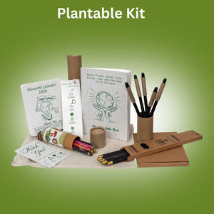 Elegante Set de Regalo Ecológico: Kit de Semillas Plantables, Bolígrafo Plantable, Cuaderno Plantable, Cocodisk para Empresas y Escuelas - Product Image 5