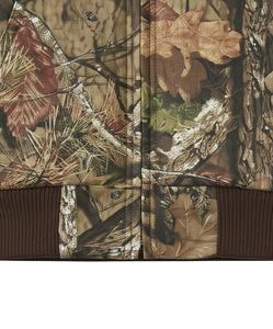 Sweat-shirt à capuche camouflage motif forêt en polaire douce et coton épais, style streetwear vintage, imprimé sur mesure pour homme - Product Image 3