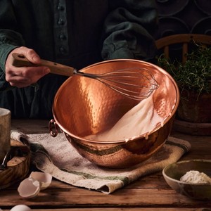 Grand saladier en cuivre martelé fait main, panier à fruits, centre de table décoratif, bol à salade, fournisseur de décoration d'intérieur de luxe - Product Image 5