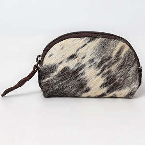Bolso Mini de Hombro Estilo Bohemio Occidental de Cuero de Vaca Ecológico con Borlas, Cremallera, Pelo y Protección RFID de Algodón - Product Image 2
