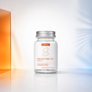 [FROM OREUM] Pasta de Dientes Sólida con Sabor a Mandarina de Jeju, 60 Tabletas, para Hoteles, Suministros de Baño para Huéspedes - Product Image 4