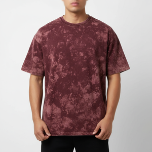 Wholesale 100% Cotton Oversized T <b>Shirt</b> Short Sleeve Custom Printing Logo Blank <b>Patchwork</b> Crew Neck Plain Casual Men's T-<b>shirts</b> - Product Image 5