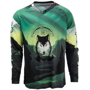 เสื้อเจอร์ซีย์สำหรับขี่มอเตอร์ไซค์ ระบายอากาศได้ดี แห้งเร็ว กันลม พิมพ์ลายแบบซับลิเมชั่น มีไซส์พลัส  สามารถสั่งตัดไซส์ได้ ดีไซน์ใหม่ - Product Image 6