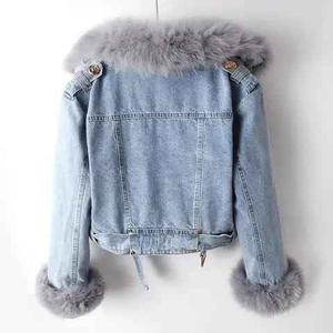 Chaqueta de mezclilla vintage lavada para hombre, diseño personalizado, bordado, dobladillo sin rematar, cremallera completa, ajuste regular, secado rápido, transpirable - Product Image 2