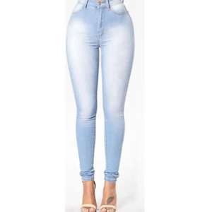 Jeans de Mezclilla Rectos Casuales para Mujer, Cintura Media, Desgastados y Rotos, 100% Algodón - Product Image 3