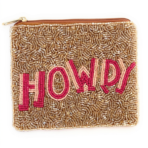 Porte-monnaie zippé brodé multicolore perlé, pochette artisanale de luxe style bohème, cadeau promotionnel ethnique pour mariage et fête, logo personnalisé - Product Image 5