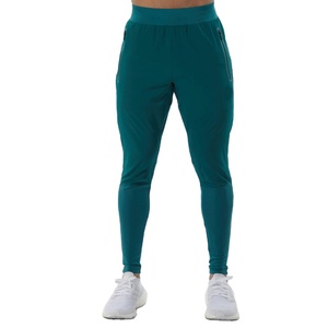 2025 Men's Slim Fit Track Jogger <b>Pants</b> Four Way Stretch Polyester Spandex with Zipper Pocket Knee Length-ODM Supply - Product Image 2