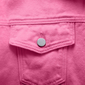 Chaqueta Vaquera de Invierno para Mujer, Ecológica, con Botones de Cuerno, Forro de Algodón Transpirable, Chaqueta Casual de Mezclilla, Personalizable OEM ODM, Venta al Por Mayor - Product Image 6