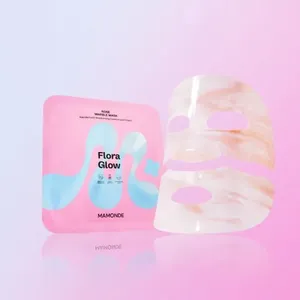 Mamonde Flora Glow Rose Marble Mask Good Quality Facial Masks 1ea Pack - Product Image 1