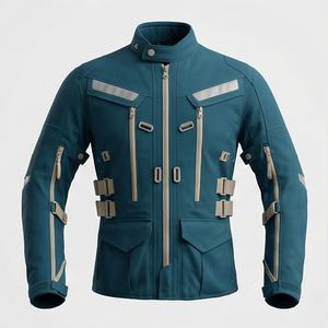 Chaqueta de Motociclismo Transpirable de PU para Hombre de la Mejor Calidad, Nueva Colección de Invierno, Chaquetas de Moto con Protecciones Desmontables, Personalizables - Product Image 1