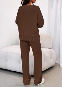 Conjunto de Sudadera con Capucha Oversize y Pantalones de Chándal de Forro Polar Premium para Mujer, Conjunto Deportivo de Sudadera con Capucha y Pantalones de Chándal para Mujer - Product Image 2