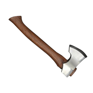 Outdoor Mini <b>Axe</b> With Reliable Steel Head And Wooden Handle For <b>Camping</b> Hiking Bushcraft Garden Work Wood Chopping And Daily Out - Product Image 3