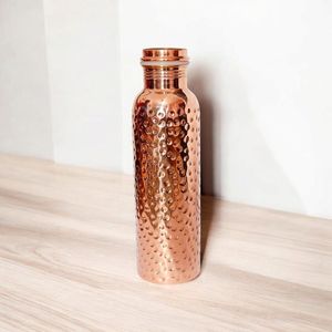 ขวดน้ำทองแดงดีไซน์วินเทจแบบพกพาพร้อมฝาปิด - Product Image 2