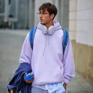 Sudadera con Capucha Premium 100% Algodón Unisex, Bordada, ODM, Estilo Urbano, Bolsillo Liso, Corte Regular, Forro Polar, Transpirable - Product Image 5