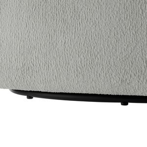 Poltrona Girevole Sutton in Tessuto Performance Grigio Chiaro per Soggiorno - Product Image 5