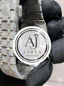 AARVA JEWELS Montre de plongée de luxe pour homme en acier inoxydable, boîtier de 40 mm, cristal saphir, mouvement à quartz analogique, bracelet de 20 mm - Product Image 2