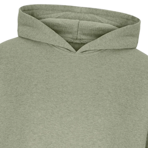<b>Men</b> Sage Green Plain Hoodie Oversized Heavyweight <b>Fleece</b> Pullover Streetwear Custom Logo Cotton <b>Thick</b> Warm Winter Casual OEM ODM - Product Image 5