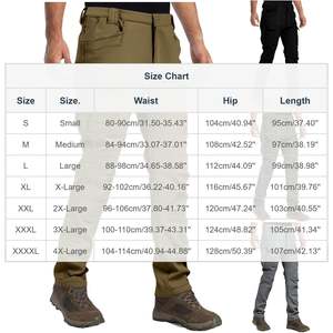 Pantalon de sport actif pour homme en polyester/coton respirant, poids moyen, pliable, pour l'été, haute performance, avec poches - Product Image 6