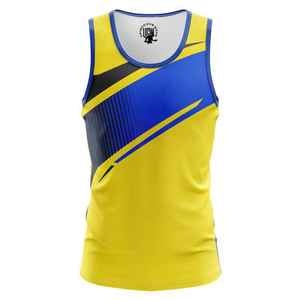 Ropa Deportiva para Hombre, Nueva Llegada, Alta Calidad, Ecológica, Secado Rápido, Transpirable, 100% Poliéster, Camiseta sin Mangas con Cuello Redondo - Product Image 2